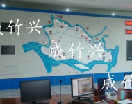 顺德水闸模拟屏